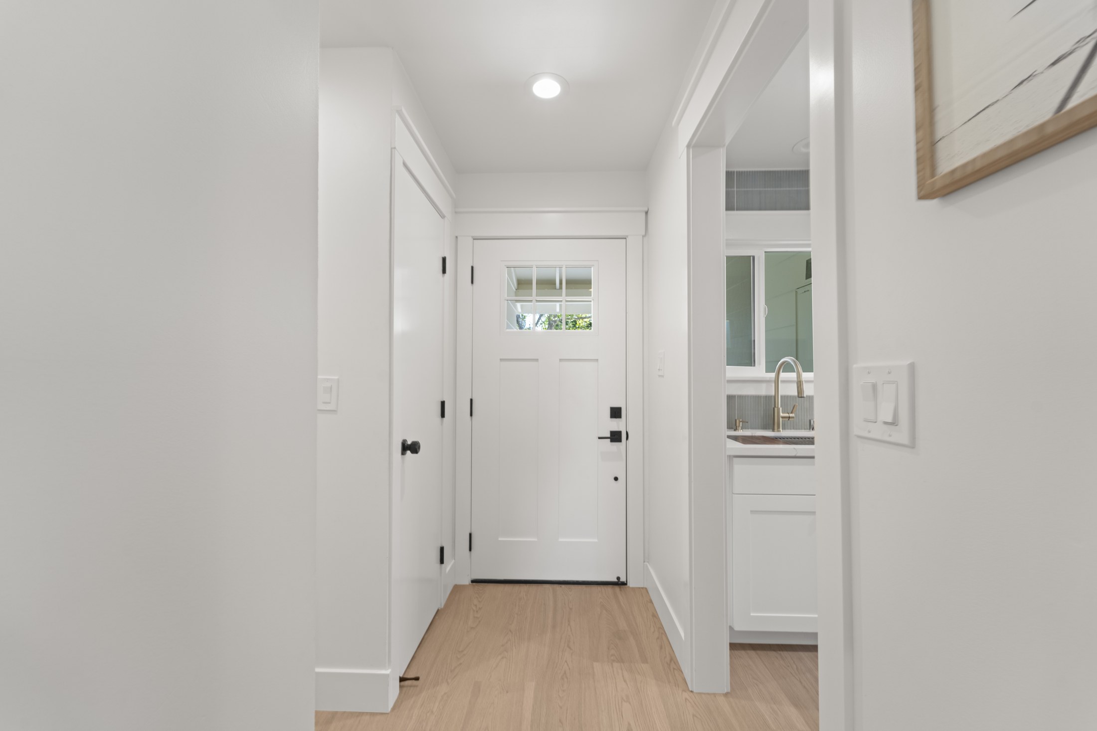 Interior living, dining, or kitchen view