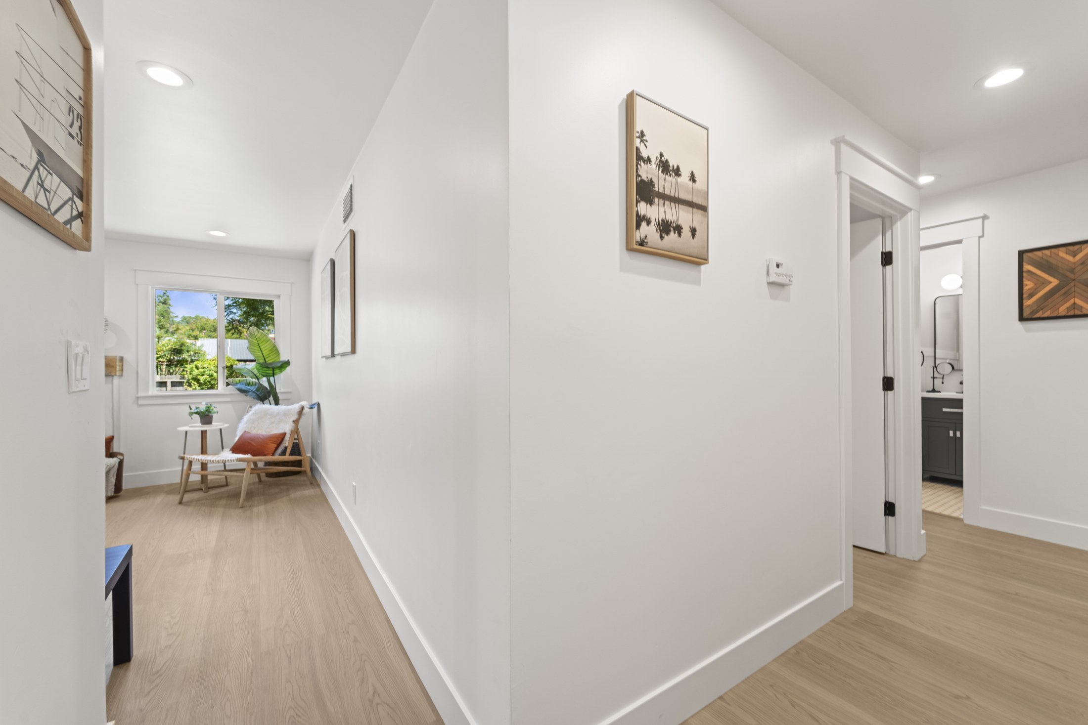 Interior living, dining, or kitchen view