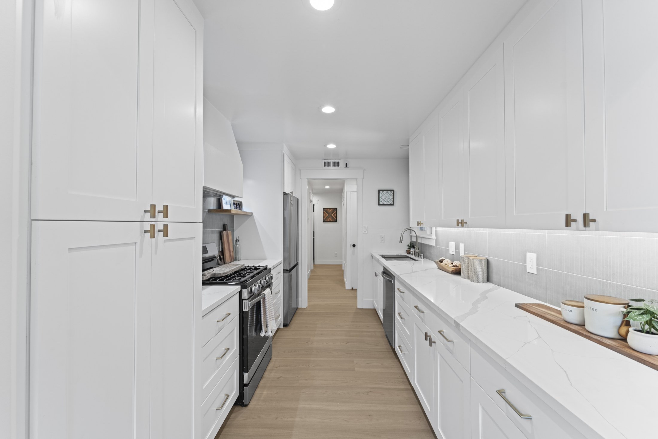 Interior living, dining, or kitchen view