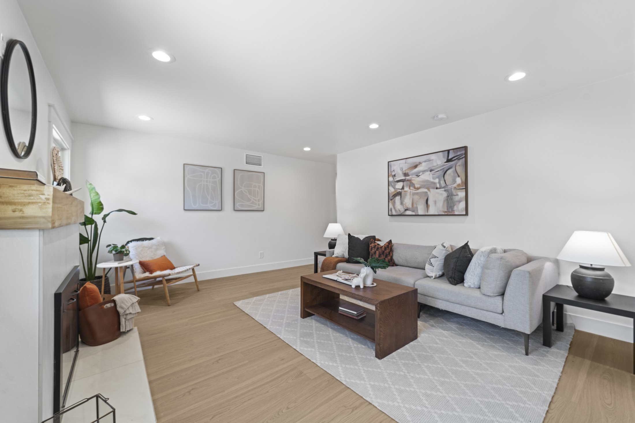 Interior living, dining, or kitchen view