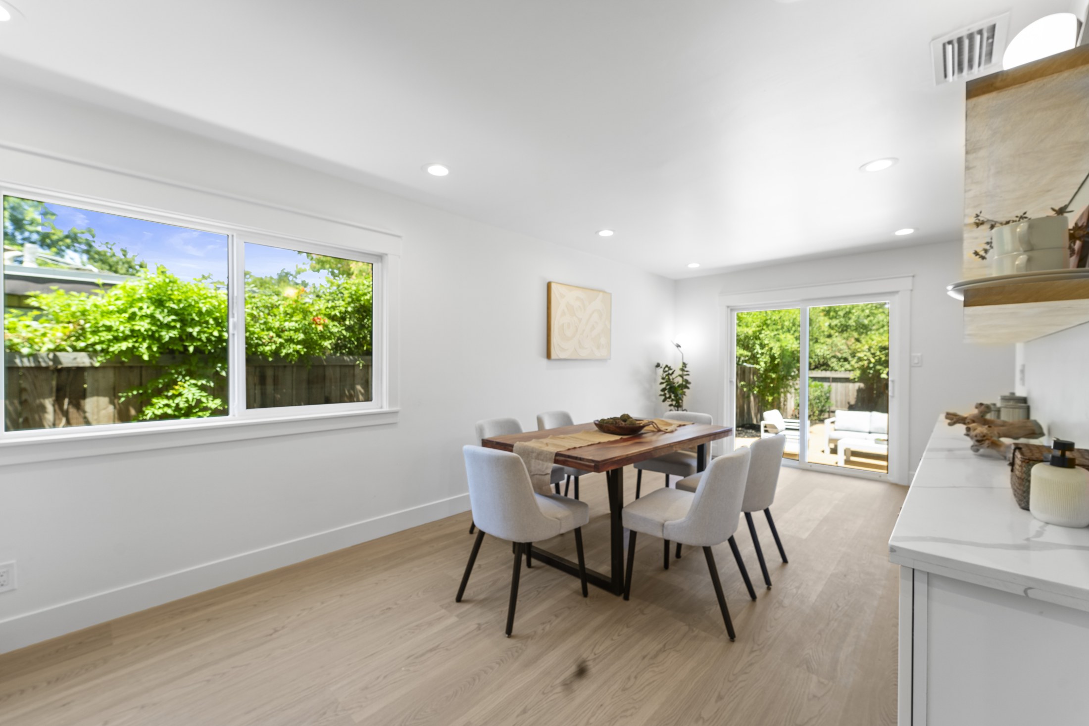 Interior living, dining, or kitchen view