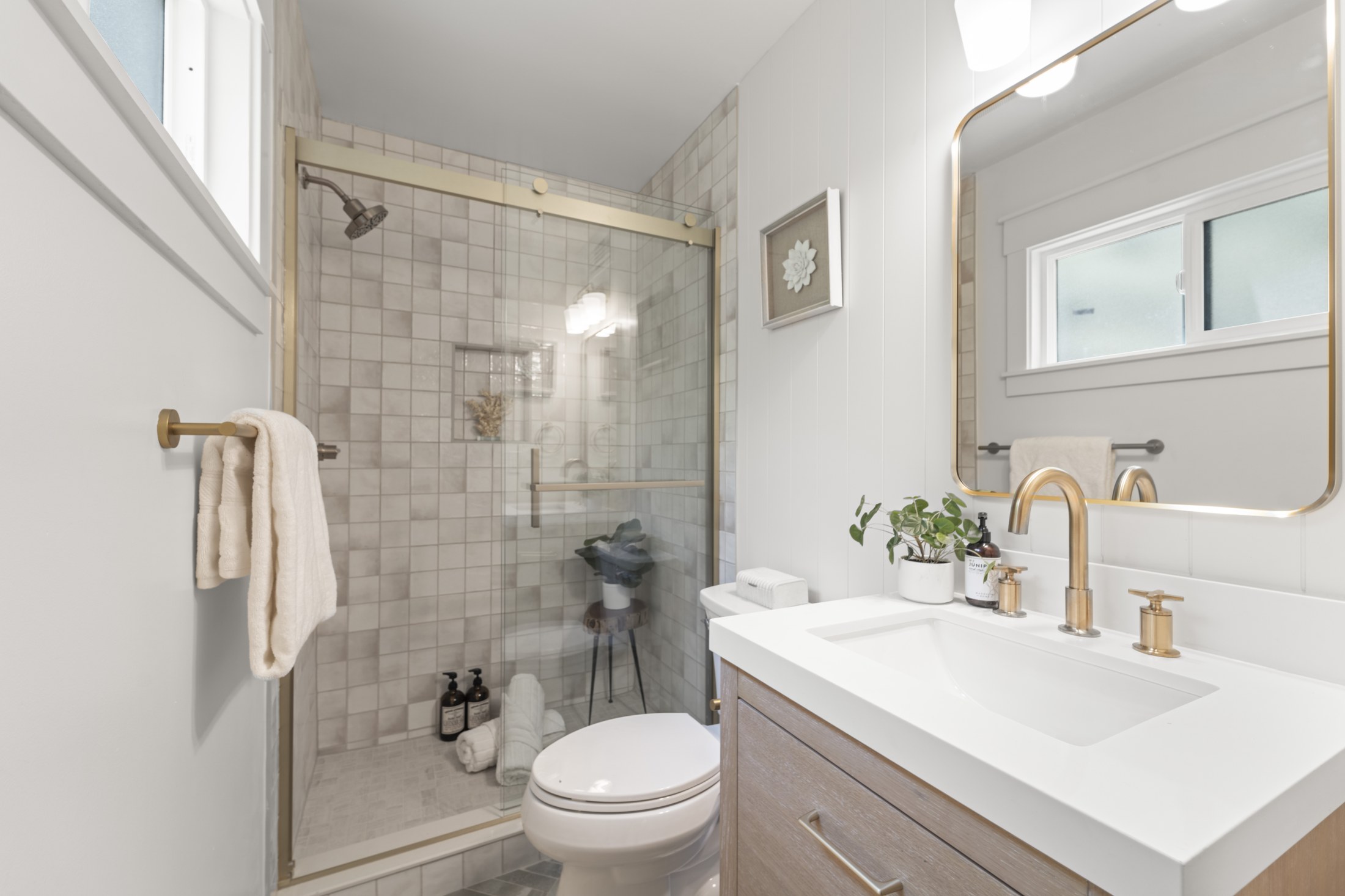 Remodeled bathroom