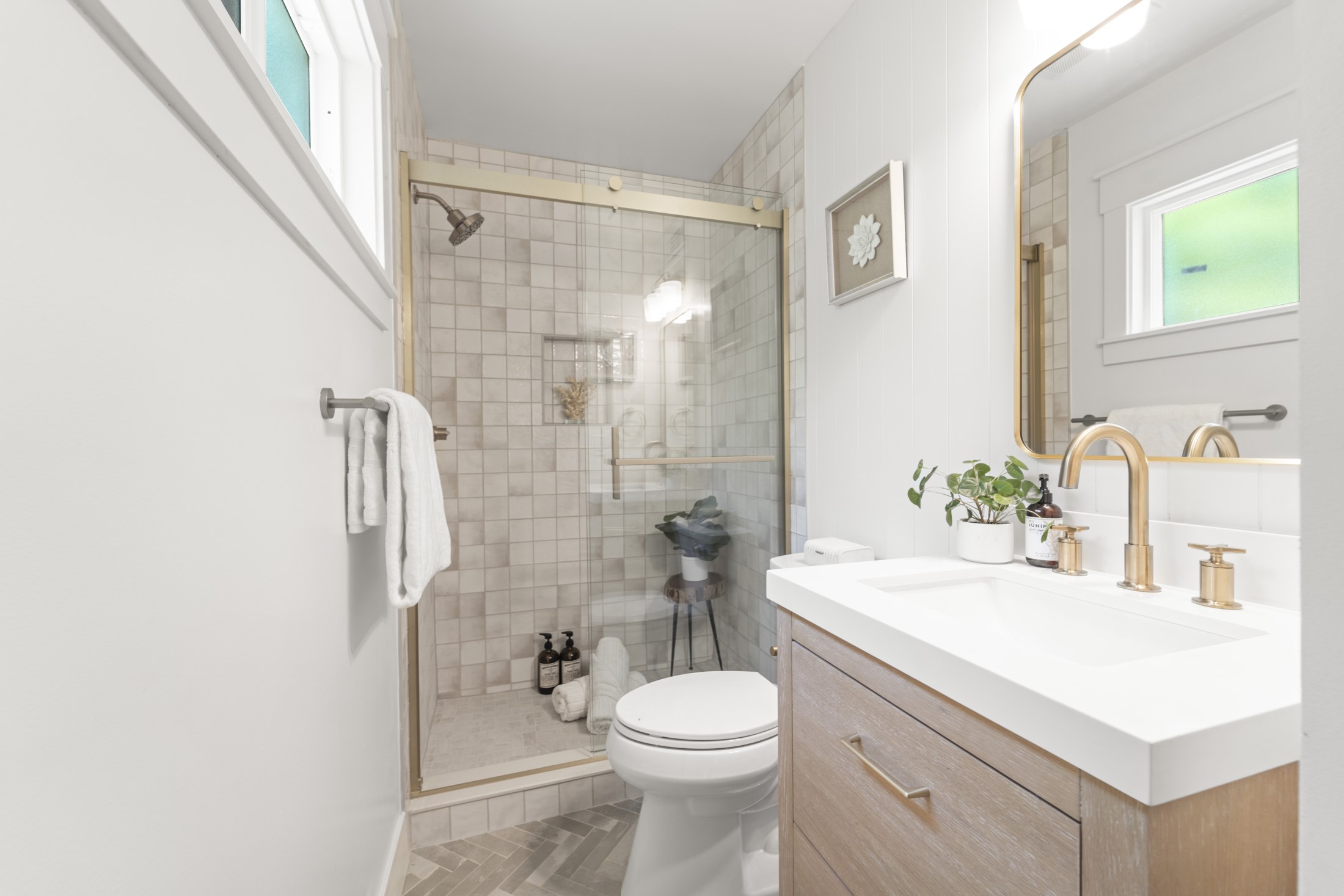 Remodeled bathroom